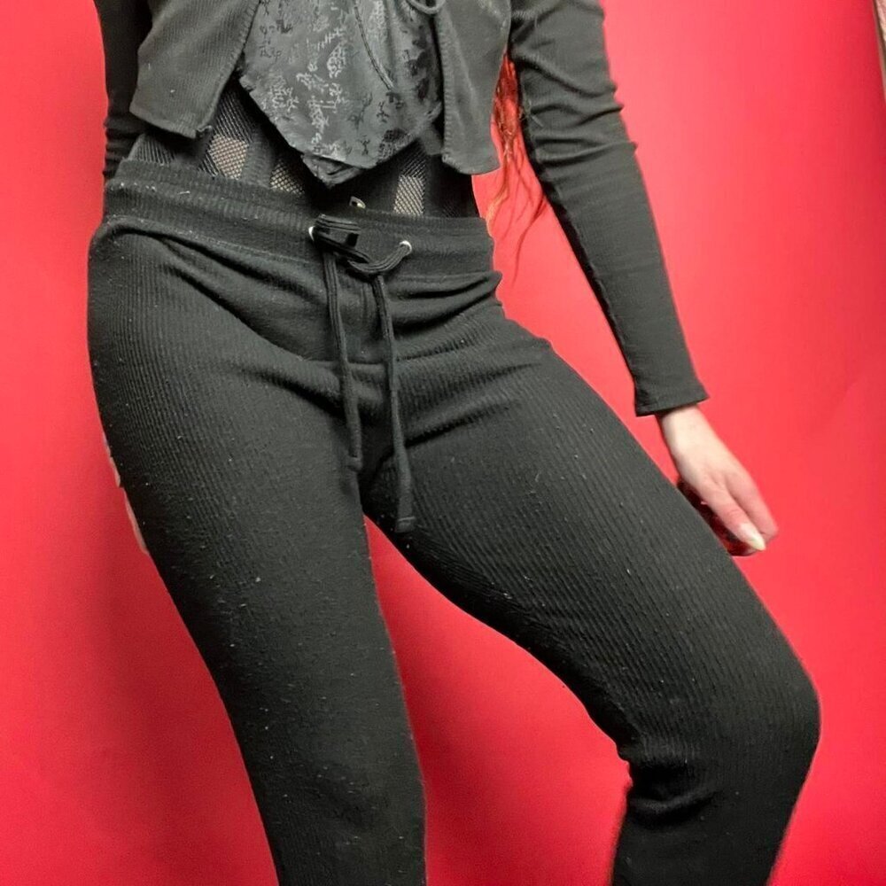 Weekend edition / Black cozy legging sweatpants 🖤🖤​​​​​